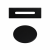 Balneo Pokrywka korka wanny + przelew - BLACK. J1010031010-1  BudoHurt.com.png