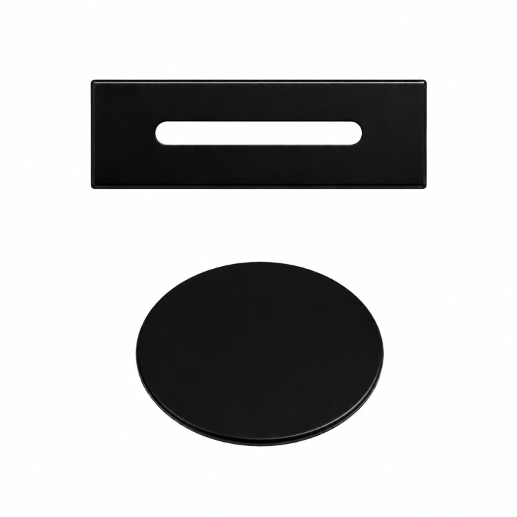 Balneo Pokrywka korka wanny + przelew - BLACK. J1010031010-1  BudoHurt.com.png