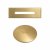 Balneo Pokrywka korka wanny + przelew GOLD. J1010031010-2 BudoHurt.com.png
