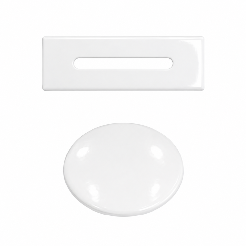 Balneo Pokrywka korka wanny + przelew WHITE. J1010021010-1 BudoHurt.com.png