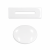 Balneo Pokrywka korka wanny + przelew WHITE. J1010021010-1 BudoHurt.com.png