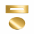 Balneo Pokrywka korka wanny + przelew MIRROR GOLD. J1010051010-1 BudoHurt.com.png