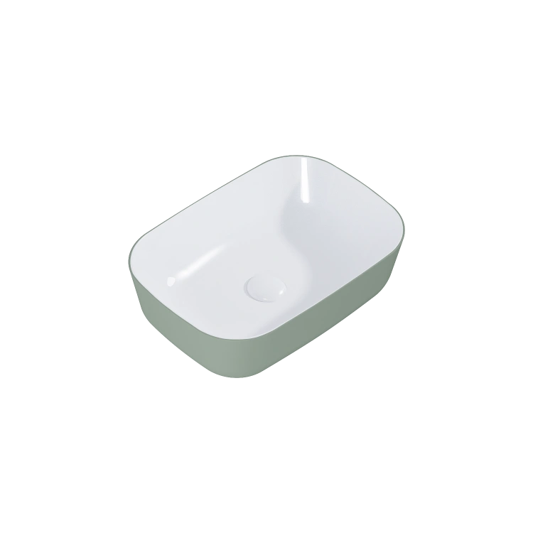 Elita UMYWALKA RENI BICOLOR 46x33, CERAM WHITE HG SAGE MATT. RE040460890890 zd.1 BudoHurt.com Łódź.png