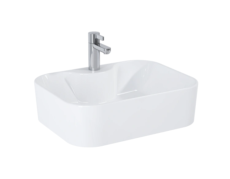 Elita Umywalka nablatowa Fiona 48x37 Ceram White HG Połysk. RE040480158060 zd.1 BudoHurt.com Łódź.png