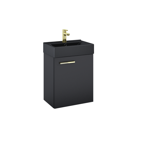 Elita Set Tiny 45 1d Black Matt  Szafka + czarna umywalka. RE020450157160 BudoHurt.com.png