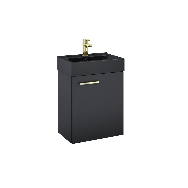 Elita Set Tiny 45 1d Black Matt  Szafka + czarna umywalka. RE020450157160 BudoHurt.com.png