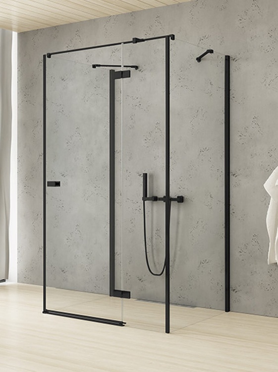 Kabina prysznicowa REFLEXA BLACK Prawa  BudoHurt.com Łódź .jpg