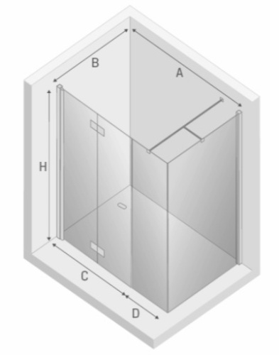 New Trendy NEW SOLEO PLUS Kabina prysznicowa rys. L BudoHurt.com Łódź .jpg