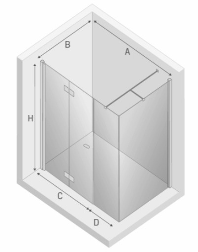 New Trendy NEW SOLEO PLUS Kabina prysznicowa rys. L BudoHurt.com Łódź .jpg