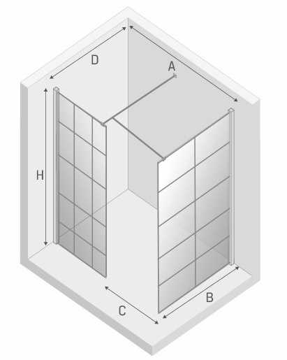 New Trendy Kabina prysznicowa NEW MODUS BLACK rys. BudoHurt.com Łódź .jpg