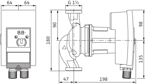 Wilo Yonos MAXO 25 0,5-12 rys.  BudoHurt.com Łódź.jpg