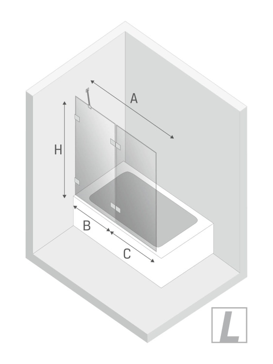 New Trendy Parawan nawannowy AVEXA GOLD rys. Lewy BudoHurt.com Łódź.jpg