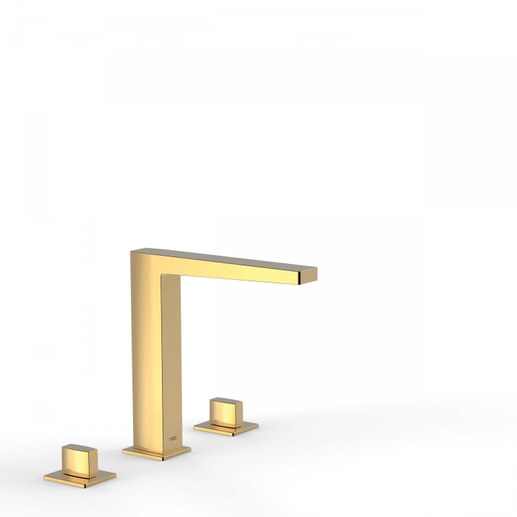 Tres bateria umywalkowa dwuuchwytowa nablatowa Złoto SLIM COLORS 20210501OR  BudoHurt.com Łódź.jpg