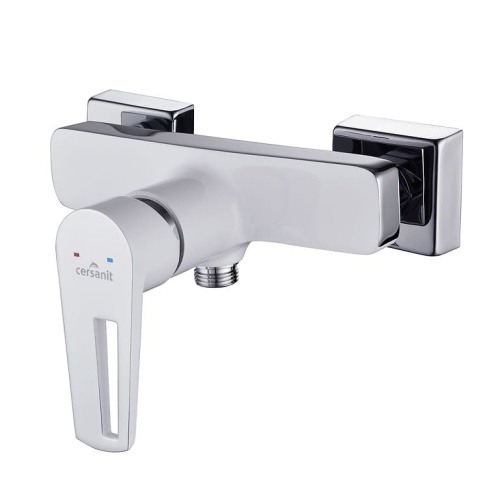 Cersanit Bateria Natryskowa Ścienna Mille Biała S951-033 BudoHurt.com Łódź.jpg