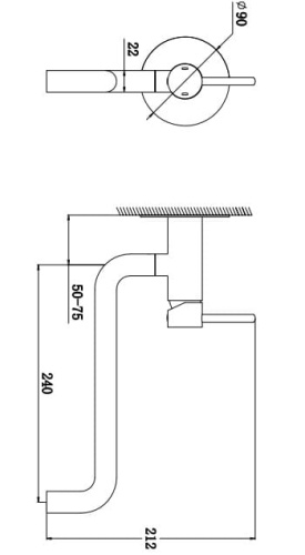 Bateria umywalkowa podtynkowa Omnires Y1256 Y rys. BudoHurt.com Łódź.jpg