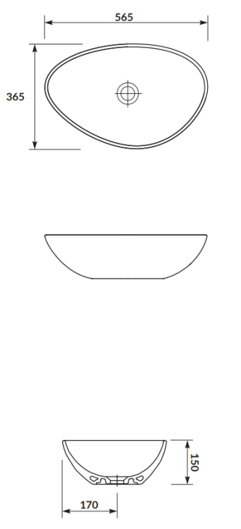 Cersanit UMYWALKA Nablatowa MODUO 55 Nieregularna  K116-052 rys.png