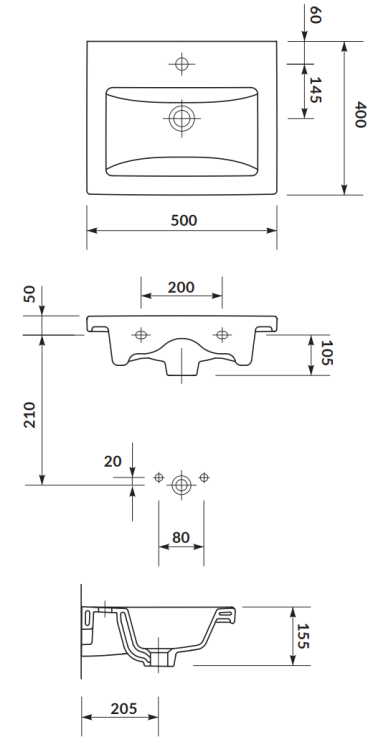 Cersanit UMYWALKA Meblowa COMO 50  K32-002-BOX BudoHurt.com Łódź.png