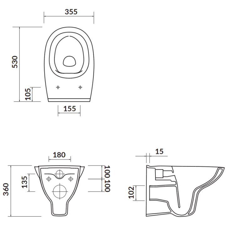 Cersanit MISKA Zawieszana ARTECO CleanOn Bez Deski K667-053.png
