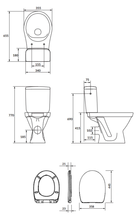 KOMPAKT 698 CERSANIA II SimpleOn 010 36 DESKA Duroplast Wolnoop. Łatwe wypin. K11-2339 rys.png