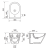 Cersanit BIDET Zawieszany UM CITY OVAL K35-043 rys.png