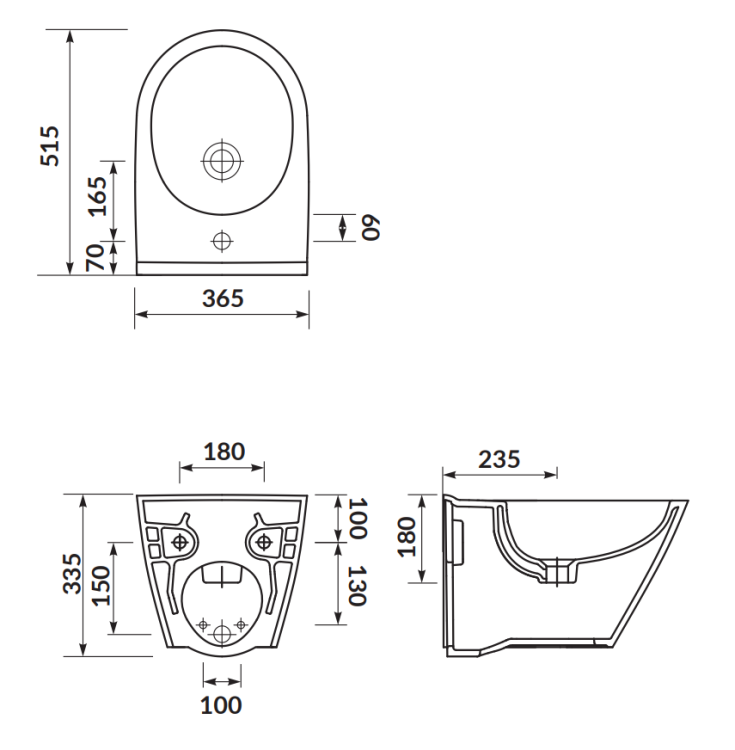Cersanit BIDET Zawieszany UM CITY OVAL K35-043 rys.png