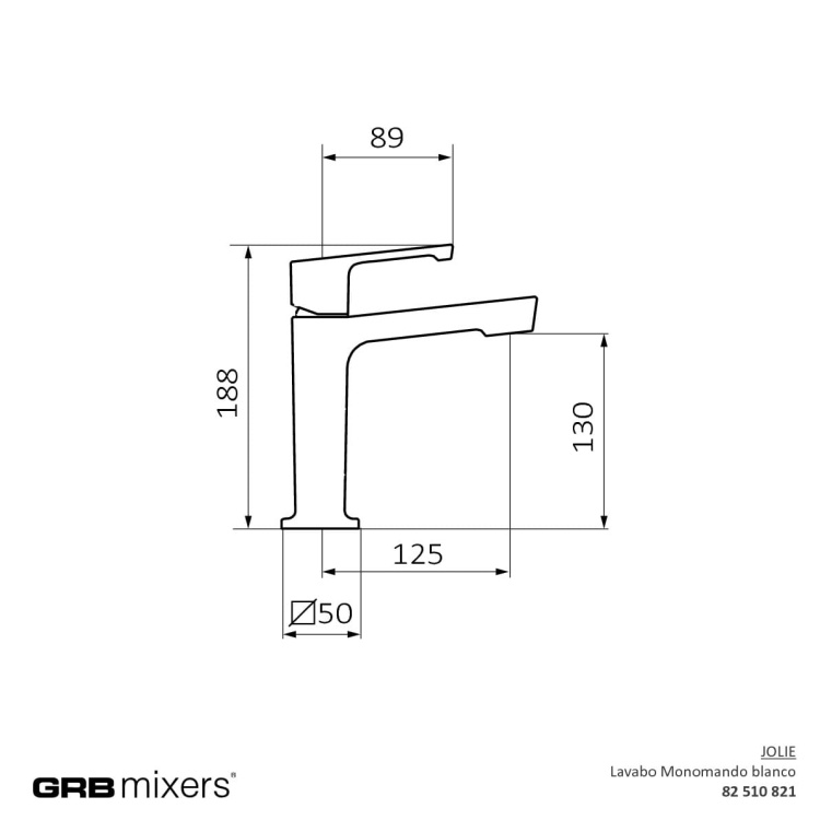 Bateria umywalkowa Jolie 8251082  rys. BudoHurt.com Łódź.jpg