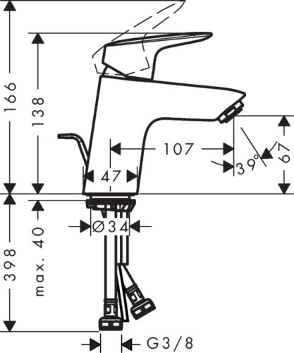 71070000 HANSGROHE rys.   BudoHurt.com Łódź.jpg
