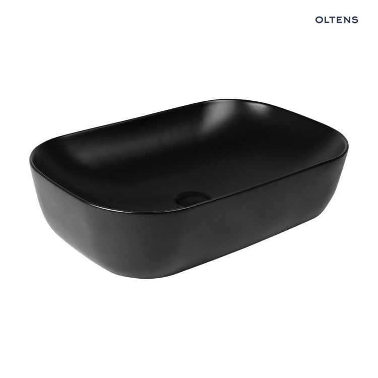 Oltens Hamnes umywalka 61x40 cm nablatowa owalna czarny mat 40302300 BudoHurt.jpg