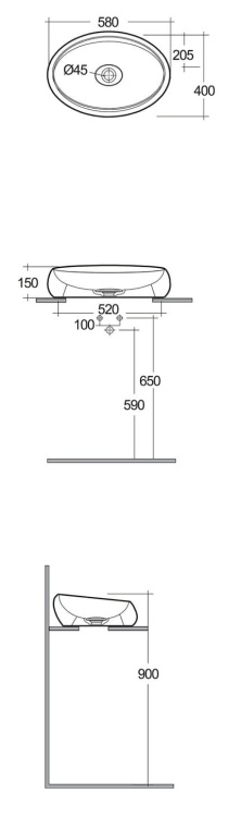 Rak CLOCT6000AWHA  rys. BudoHurt.com.png