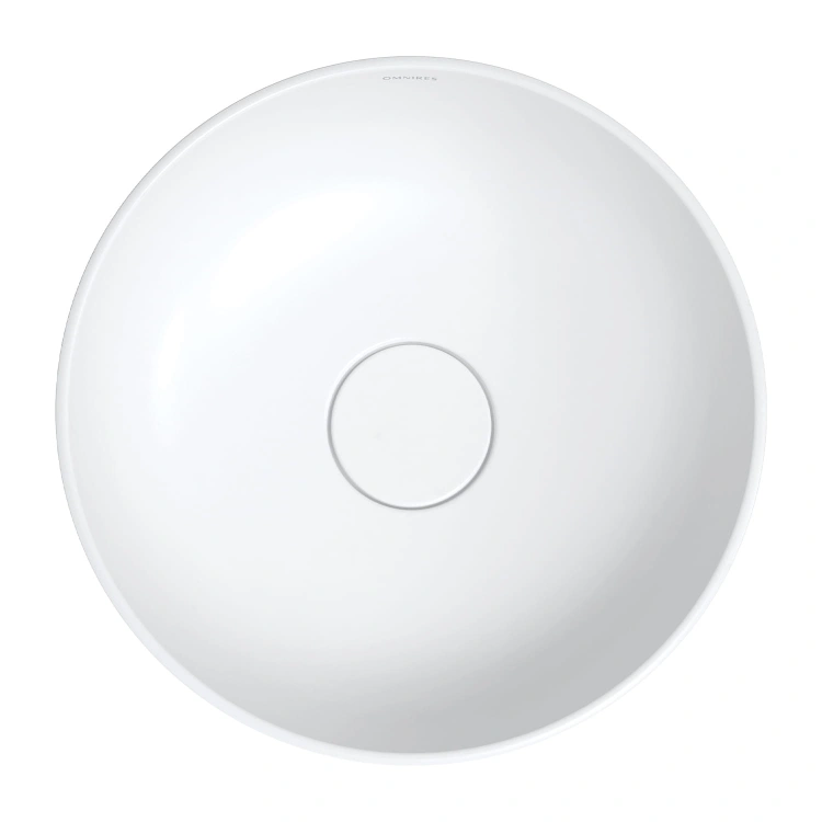 Omnires SILK M+ Umywalka nablatowa, śr. 40 cm BIAŁY MAT. SILKR400BM rys.2 BudoHurt.jpg