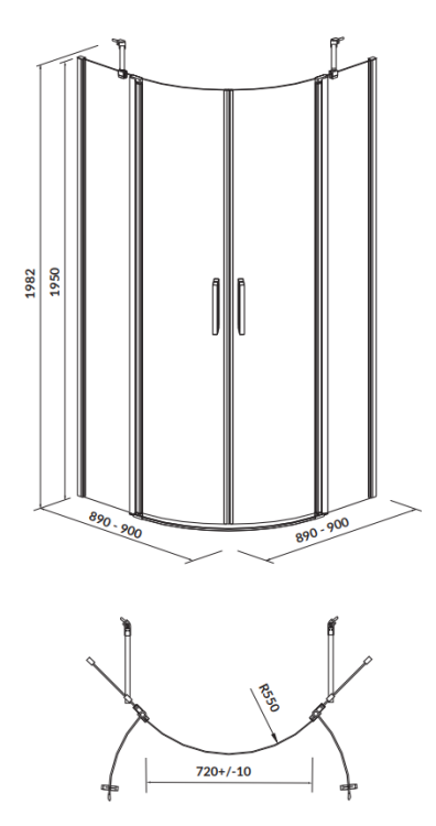Cersanit S162-010  rys. tech. BudoHurt Łódź.png