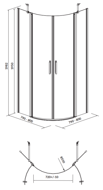 Cersanit S162-009  rys. tech. BudoHurt Łódź.png