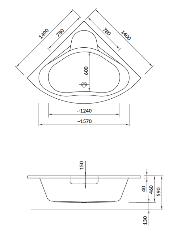 Cersanit S301-038  rys. tech. BudoHurt Łódź.png
