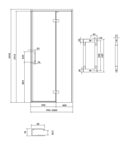 Cersanit S932-117  rys. tech. BudoHurt Łódź.png