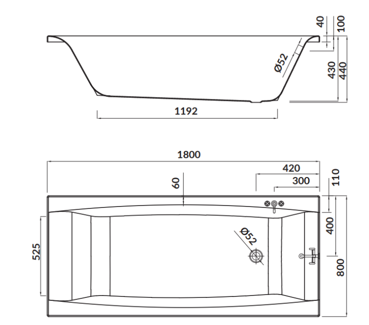 Cersanit S301-103  rys. tech. BudoHurt Łódź.png