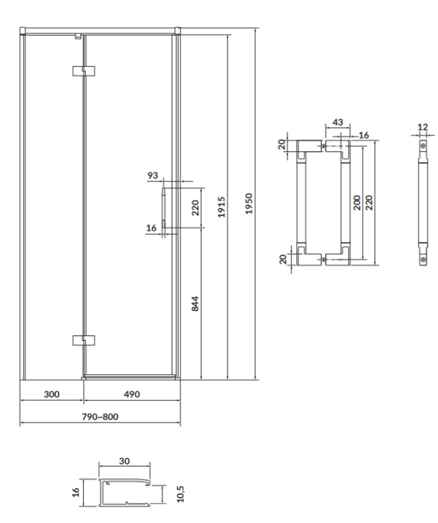 Cersanit S932-119  rys. tech. BudoHurt Łódź.png