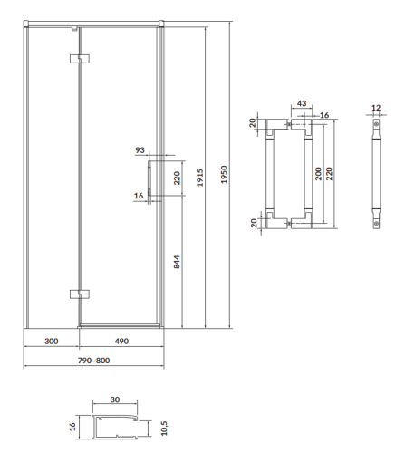 Cersanit S932-127 rys. tech. BudoHurt Łódź.png