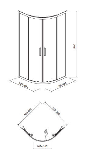 Cersanit S157-001  rys. tech. BudoHurt Łódź.png