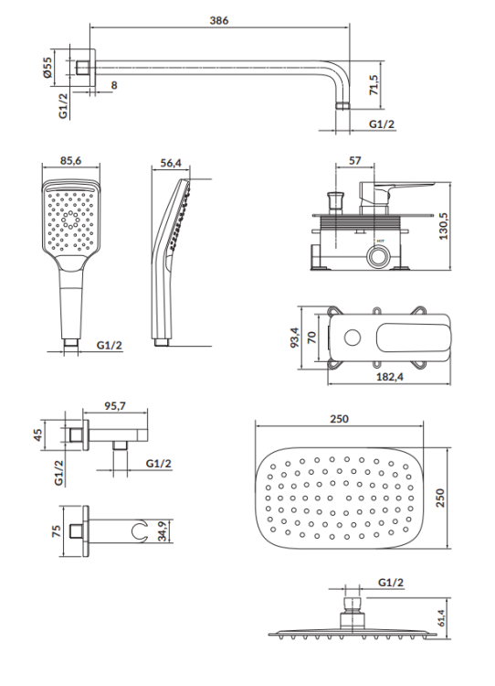 Cersanit S952-029  rys. tech. BudoHurt Łódź.png