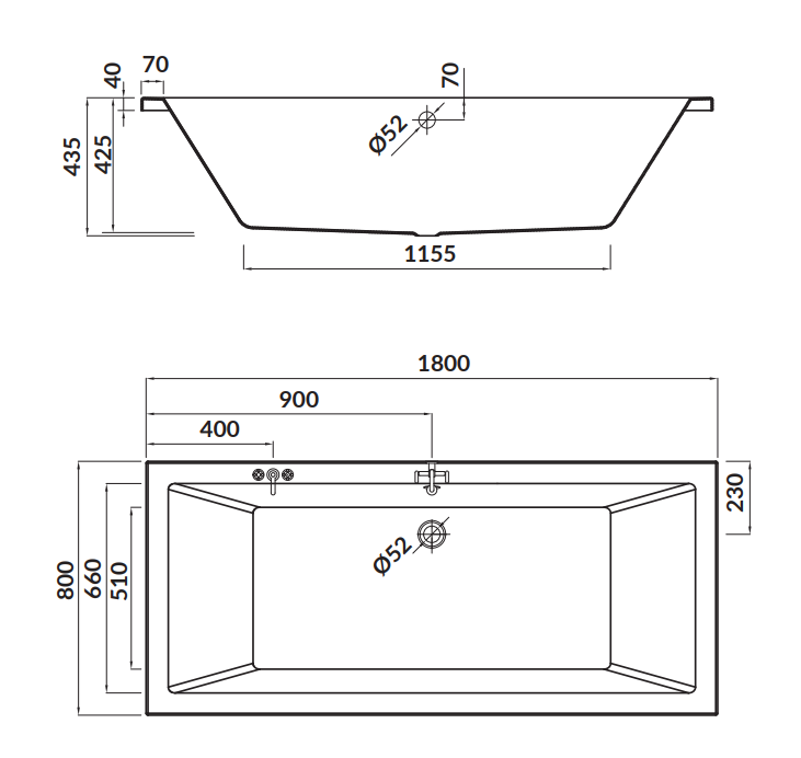 Cersanit S301-222 rys. tech. BudoHurt Łódź.png