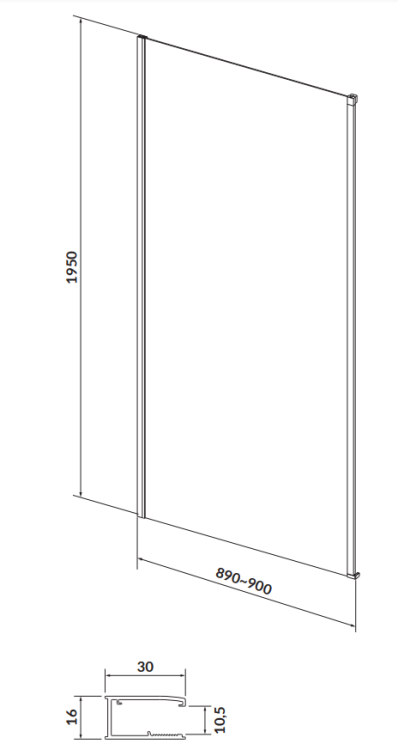 Cersanit S932-132 rys. tech. BudoHurt Łódź.png