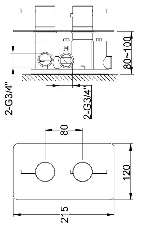 Kohlman Axel Gold QW432AGD rys. tech. BudoHurt Łódź.png