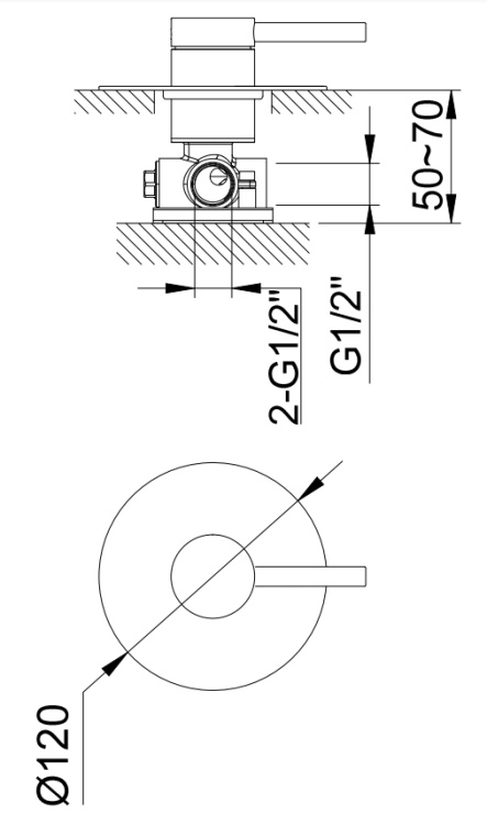 Kohlamn AXEL Gold QW220AGD rys. tech. BudoHurt Łódź.png