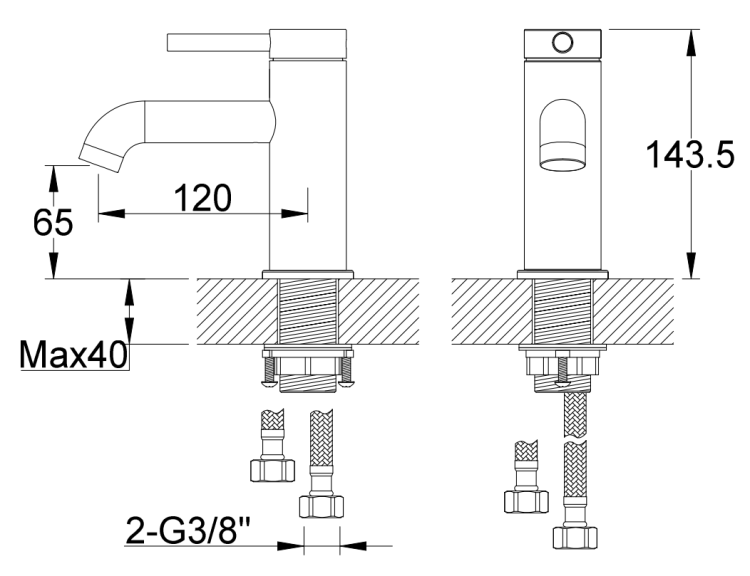 Kohlman Axel Gold QB100AGD rys. tech. BudoHurt Łódź.png