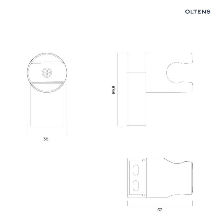 Oltens Driva EasyClick Gide zestaw prysznicowy złoty połysk 36007080  rys. tech. 1BudoHurt.com Łódź.jpg