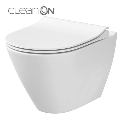 Cersanit Set 743 Miska zawieszana City Oval CleanOn, deska Slim. K701-104 BudoHurt.com Łódź.jpg