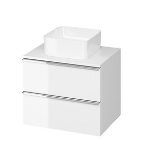 Cersanit Szafka z blatem VIRGO 60 biała, chromowane uchwytym. S522-040  BudoHurt Łódź.png