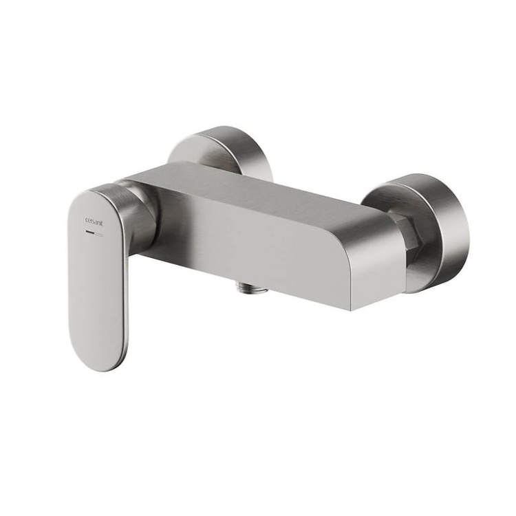 Cersanit Bateria natryskowa ścienna CREA nikiel. S951-324  BudoHurt.com Łódź.jpg