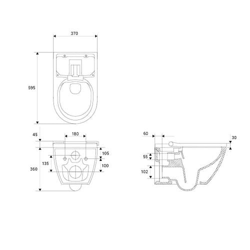 Meissen Keramik GENERA Ultimate Oval biały panel Toaleta myjąca. S701-513 zd.6  BudoHurt.com Łódź.jpg