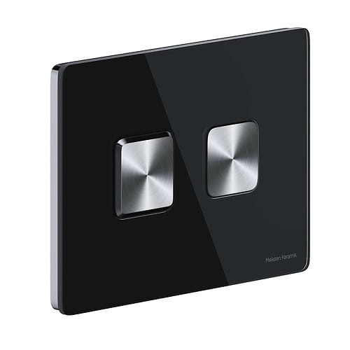 Meissen Keramik Przycisk pneumatyczny DEKORA Square szkło czarne GENERA. K97-442 BudoHurt.com Łódź.jpg